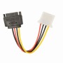 Cablu alimentare 15-pin SATA (T) la 4-pin Molex (M), 0.15m, Gembird 