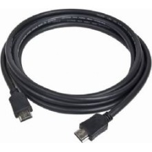 CABLU video GEMBIRD, HDMI (T) la HDMI (T), 10m, conectori auriti, rezolutie maxima 4K (3840 x 2160) la 30 Hz, negru, 