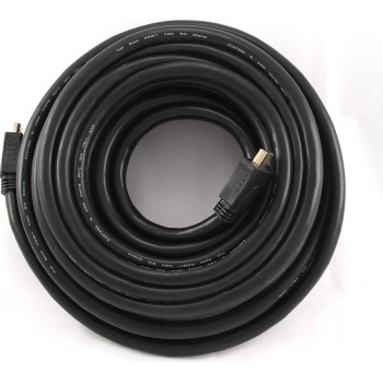 CABLU video GEMBIRD, HDMI (T) la HDMI (T), 15m, conectori auriti, rezolutie maxima 4K (3840 x 2160) la 30 Hz, negru, 