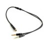 CABLU audio GEMBIRD Splitter stereo (2 x 3.5 mm jack T la 1 x 3.5 mm jack M), 20cm, metal, negru 