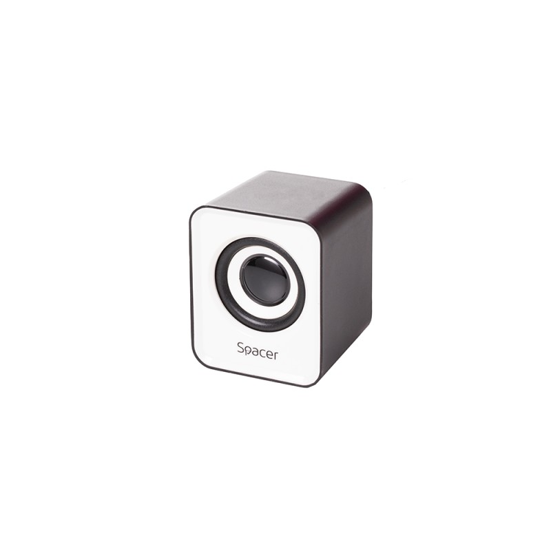 BOXE SPACER 2.1, RMS:  11W (2 x 3W + 5W), control volum, USB power, black & white, 