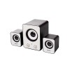 BOXE SPACER 2.1, RMS:  11W (2 x 3W + 5W), control volum, USB power, black & white, 