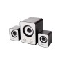 BOXE SPACER 2.1, RMS:  11W (2 x 3W + 5W), control volum, USB power, black & white, 