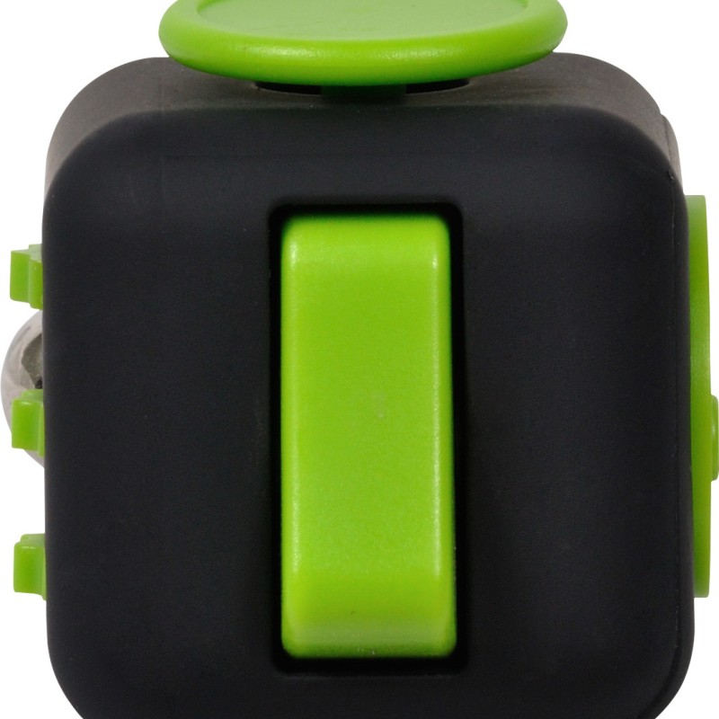 CUB ANTISTRES SPACER, FIDGET, black cu butoane green, 