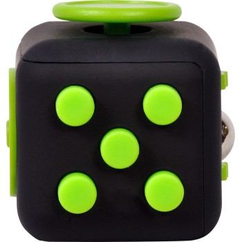 CUB ANTISTRES SPACER, FIDGET, black cu butoane green, 