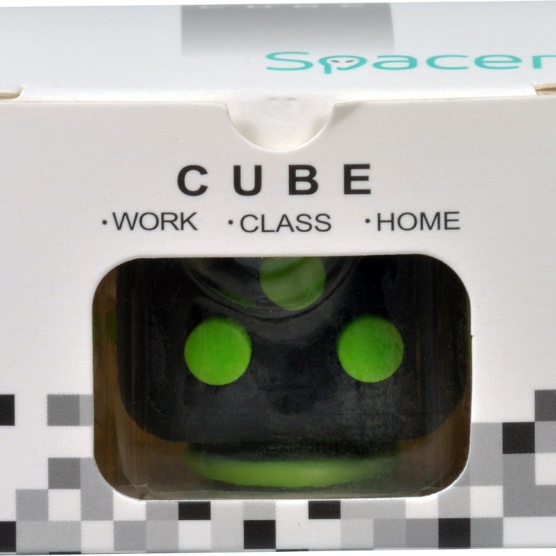 CUB ANTISTRES SPACER, FIDGET, black cu butoane green, 