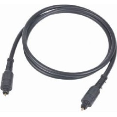 CABLU audio GEMBIRD Toslink Optic (pt. conexiune optica intre BLU-Ray si echipamentul audio), 2m, black, 