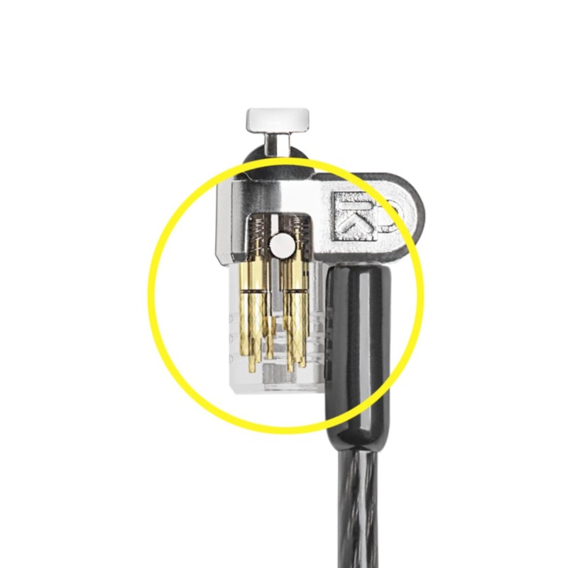 CABLU securitate KENSINGTON pt. notebook slot standard, cheie standard,conectare directa,1.5m, cablu otel ultra-carbon,permite pivotare si rotire, 