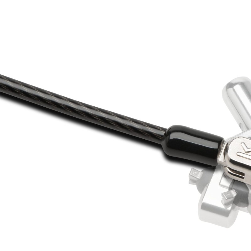 CABLU securitate KENSINGTON pt. notebook slot Nano, cheie standard, conectare directa,1.8m, cablu otel carbon, 5mm, permite pivotare si rotire cablu, 