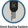 CABLU securitate KENSINGTON pt. notebook slot Nano, cheie standard, conectare directa,1.8m, cablu otel carbon, 5mm, permite pivotare si rotire cablu, 