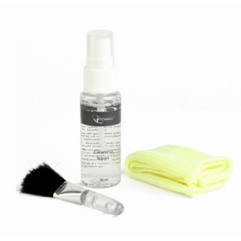 KIT curatare LCD 3-in-1 GEMBIRD, 1 solutie curatare 30ml, pensula, 1 servetel microfibra, 