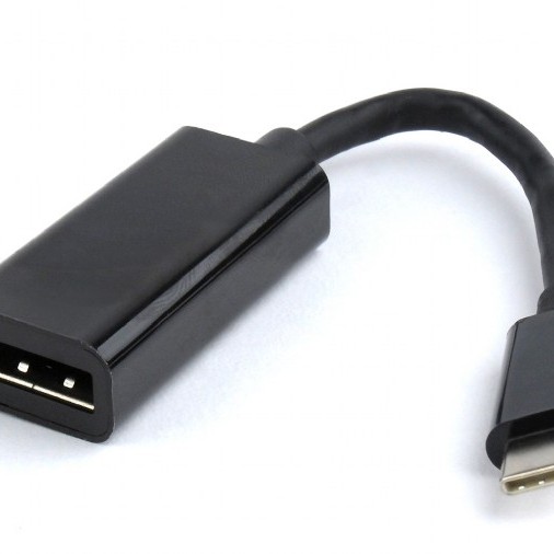 CABLU video GEMBIRD, adaptor USB 3.1 Type-C (T) la DisplayPort (M), 15cm, rezolutie maxima 4K UHD (3840 x 2160) la 60 Hz, negru, 