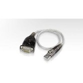 ADAPTOR USB ATEN, USB 2.0 (T) la Serial RS232 (9-pin)(T), 0.35 m, argintiu,