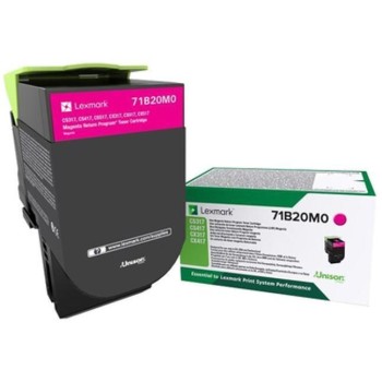 Toner Original Lexmark Magenta, 71B20M0, pentru CX317|CS317|CX417|CS417, 2.5K, (timbru verde 1.2 lei) , 