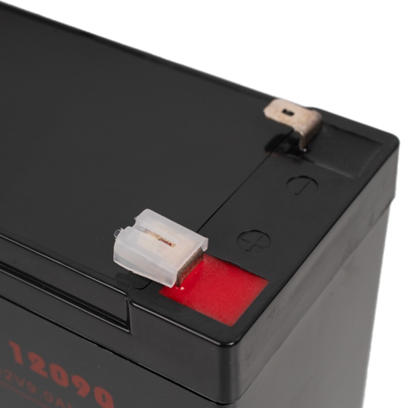 ACUMULATOR UPS SPACER 12V /  9Ah, dimensiuni: 151x66x96mm, inaltime+terminal: 102mm, terminal F2(T2), SP-BAT-12V9AH, 