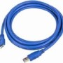 CABLU alimentare si date GEMBIRD, USB 3.0 (T) la Micro-USB 3.0 (T), 1.8m, albastru, 
