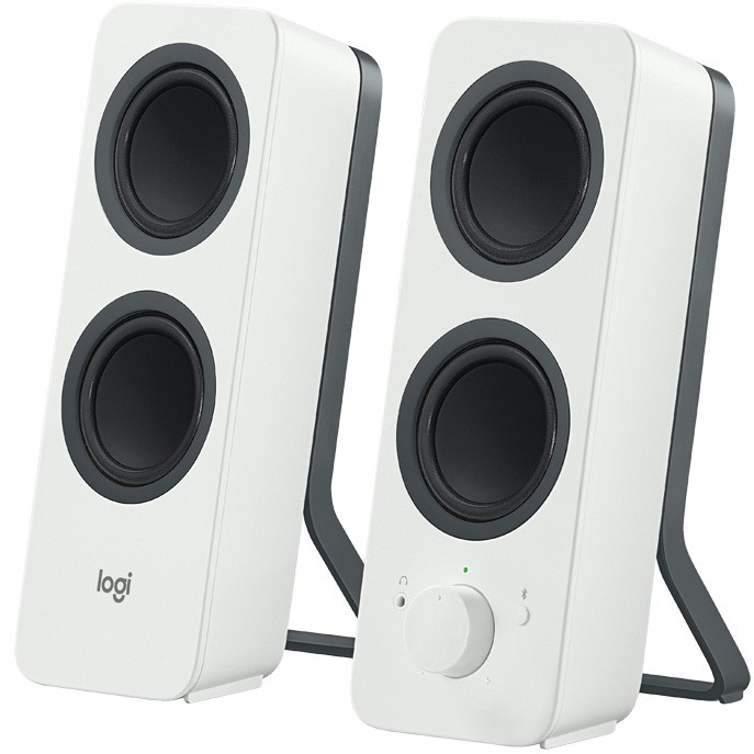 BOXE LOGITECH 2.0, RMS:  5W (2 x 2.5w), bluetooth, albe, 