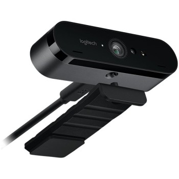 CAMERA  web LOGITECH BRIO 4k, 4K UHD rez 3840 x 2160, USB 3.0, microfon, negru, 