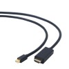 CABLU video GEMBIRD, adaptor Mini-DisplayPort (T) la HDMI (T), 1.8m, rezolutie maxima 4K UHD (3840 x 2160) la 30 Hz, negru, 