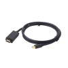 CABLU video GEMBIRD, adaptor Mini-DisplayPort (T) la HDMI (T), 1.8m, rezolutie maxima 4K UHD (3840 x 2160) la 30 Hz, negru, 