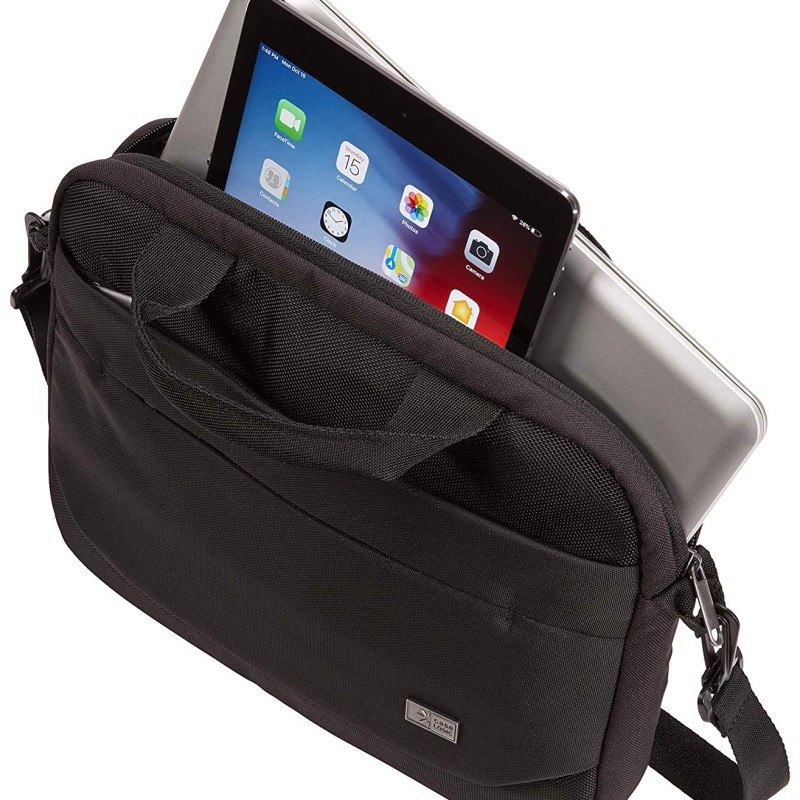 GEANTA CASE LOGIC, pt. notebook de max. 11.6 inch, 1 compartiment, buzunar frontal x 2, waterproof, poliester, negru, 