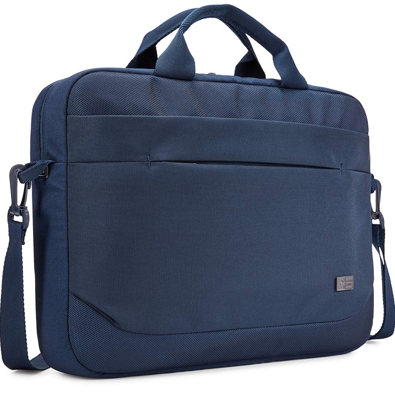 GEANTA CASE LOGIC, pt. notebook de max. 14 inch, 1 compartiment, buzunar frontal x 2, waterproof, poliester, albastru, 