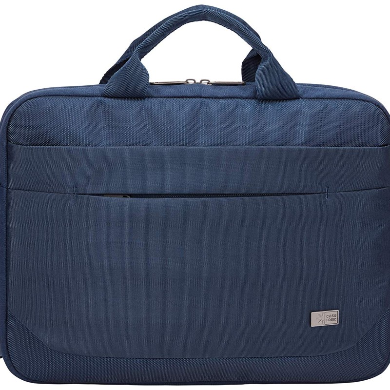GEANTA CASE LOGIC, pt. notebook de max. 14 inch, 1 compartiment, buzunar frontal x 2, waterproof, poliester, albastru, 