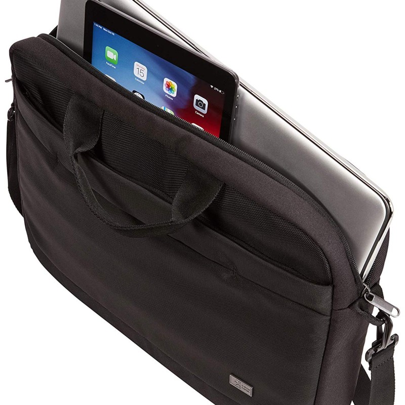 GEANTA CASE LOGIC, pt. notebook de max. 15.6 inch, 1 compartiment, buzunar frontal x 2, waterproof, poliester, negru, 