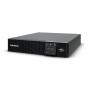 UPS CYBER POWER Line Int. cu sin. pura, cu management, Rack 2U, LCD, 2200VA/2200W, AVR, 8x IEC, baterie 4x 12V/9Ah, incarcare pana la 3h, USB, 2x RJ45, RS232, slot SNMP, APFC, EPO, hot-swapp, EBM, tehn. GreenPower, 
