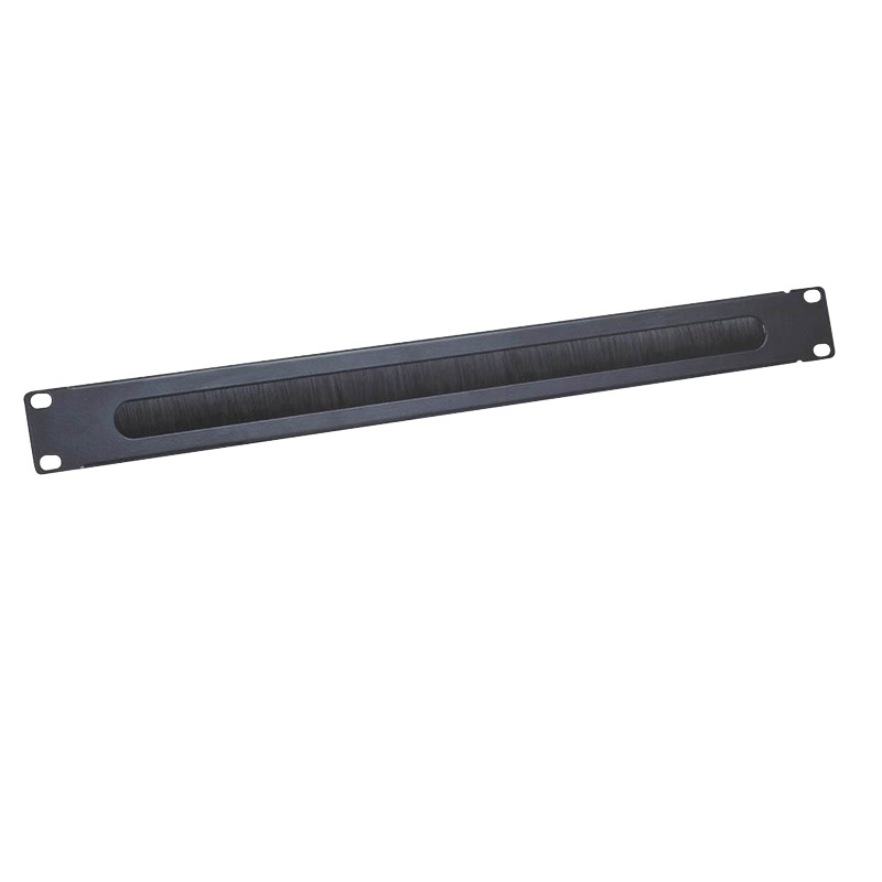 PANOU intrare cabluri LOGILINK, tip masca orizontala cu perii, 19 inch, 1U, negru, 