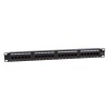 PATCH PANEL LOGILINK 24 porturi,  UTP, Cat6, 1U pentru rack 19