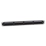 PATCH PANEL LOGILINK 24 porturi,  UTP, Cat6, 1U pentru rack 19