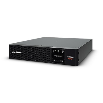 UPS CYBER POWER Line Int. cu sin. pura, cu management, Rack 2U, LCD, 3000VA/3000W, AVR, 8x IEC, baterie 4x 12V/9Ah, incarcare pana la 3h, USB, 2x RJ45, RS232, slot SNMP, APFC, EPO, hot-swapp, tehn. GreenPower, 