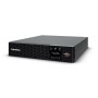 UPS CYBER POWER Line Int. cu sin. pura, cu management, Rack 2U, LCD, 3000VA/3000W, AVR, 8x IEC, baterie 4x 12V/9Ah, incarcare pana la 3h, USB, 2x RJ45, RS232, slot SNMP, APFC, EPO, hot-swapp, tehn. GreenPower, 