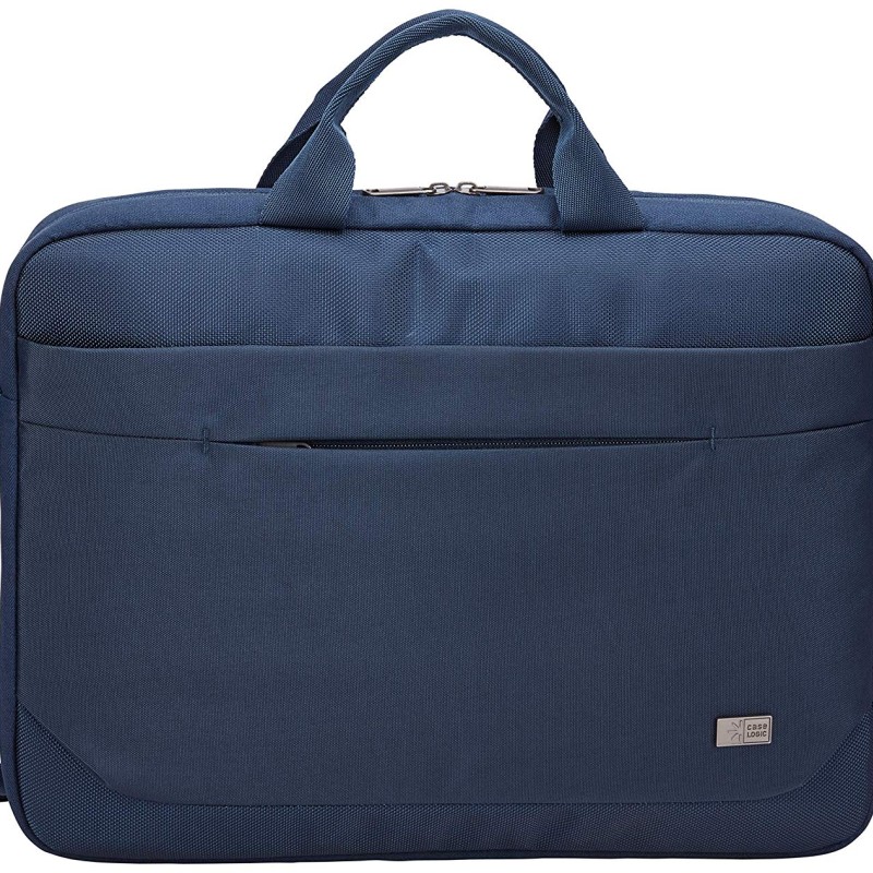 GEANTA CASE LOGIC, pt. notebook de max. 15.6 inch, 1 compartiment, buzunar frontal x 2, waterproof, poliester, albastru, 