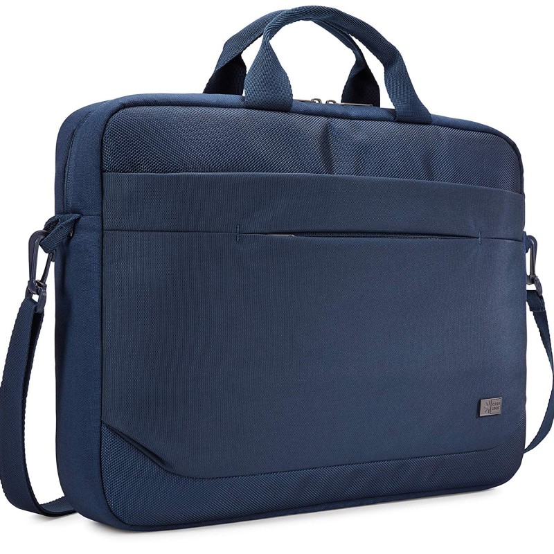 GEANTA CASE LOGIC, pt. notebook de max. 15.6 inch, 1 compartiment, buzunar frontal x 2, waterproof, poliester, albastru, 