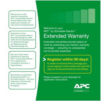 Extensie garantie APC 1 an pentru produs nou din seria BX, BE, BK, BR ,SC620I 