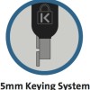 CABLU securitate KENSINGTON pt. PC si periferice slot standard,cheie standard,conectare directa,permite securizare si ancorare,2.4m,otel carbon,5mm, 