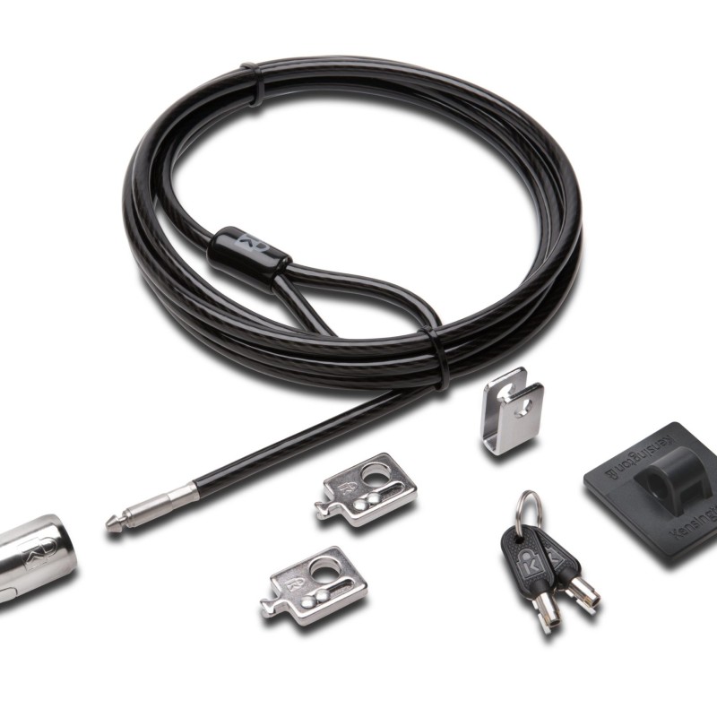 CABLU securitate KENSINGTON pt. PC si periferice slot standard,cheie standard,conectare directa,permite securizare si ancorare,2.4m,otel carbon,5mm, 