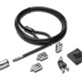 CABLU securitate KENSINGTON pt. PC si periferice slot standard,cheie standard,conectare directa,permite securizare si ancorare,2.4m,otel carbon,5mm, 