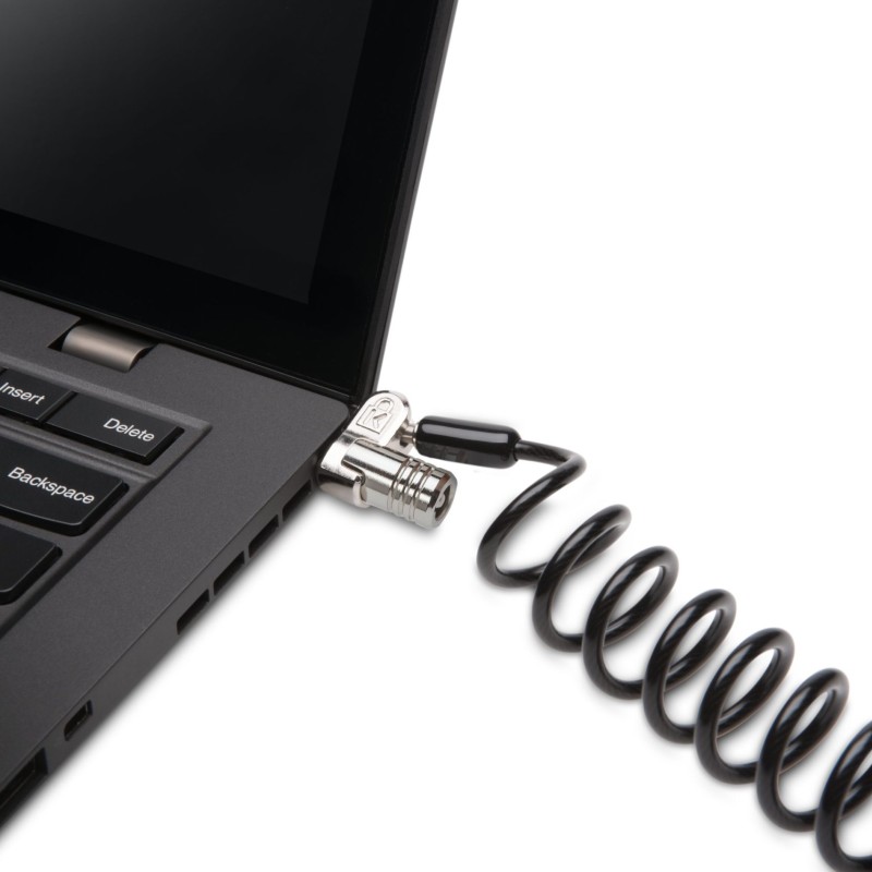 CABLU securitate KENSINGTON pt. notebook slot standard,cheie standard,conectare directa, 1.8m,cablu otel retractabil, 10mm,permite rot,teh Hidden Pin,
