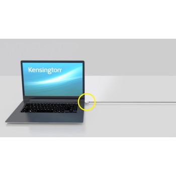 CABLU securitate KENSINGTON pt. notebook slot standard,cheie standard,conectare directa, 1.8m,cablu otel retractabil, 10mm,permite rot,teh Hidden Pin,