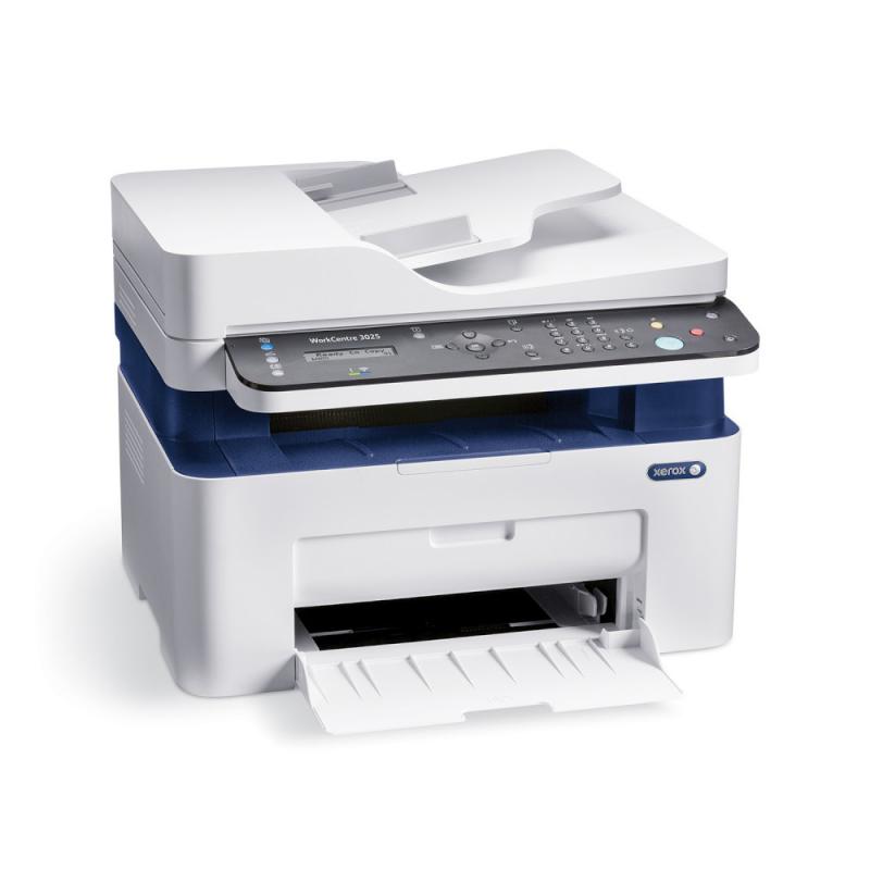 Multifunctional Laser Mono XEROX Workcentre 3025, A4, Functii: Impr.|Scan.|Cop.|Fax, Viteza de Printare Monocrom: 20ppm, Conectiv:USB|Ret|WiFi, Duplex:Nu, ADF:ADF(timbru verde 40 lei) 