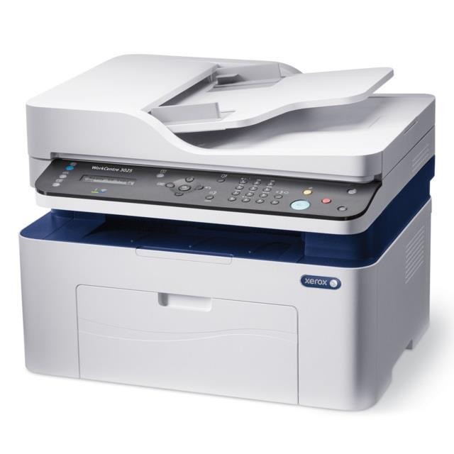 Multifunctional Laser Mono XEROX Workcentre 3025, A4, Functii: Impr.|Scan.|Cop.|Fax, Viteza de Printare Monocrom: 20ppm, Conectiv:USB|Ret|WiFi, Duplex:Nu, ADF:ADF(timbru verde 40 lei) 