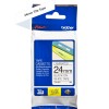 Banda Laminata Original Brother Black on White, TZE251, pentru P-Touch D600VP|E550WVP|P700|P750W, 24mm x 8m, incl.TV 0 RON, 
