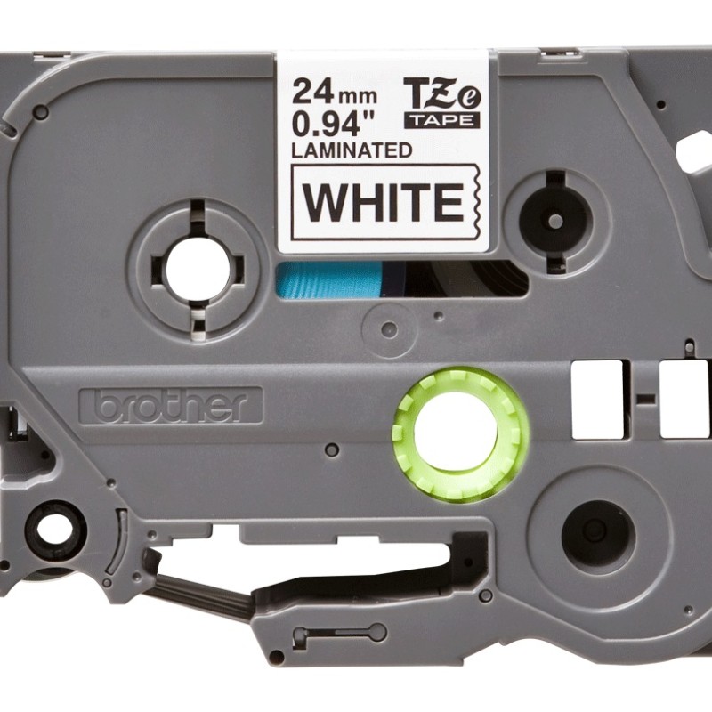 Banda Laminata Original Brother Black on White, TZE251, pentru P-Touch D600VP|E550WVP|P700|P750W, 24mm x 8m, incl.TV 0 RON, 