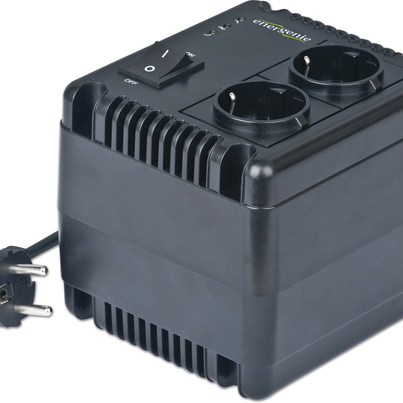 AVR GEMBIRD cu sinusoida pura, LED, 1000VA/ 600W, 2x Schuko, 