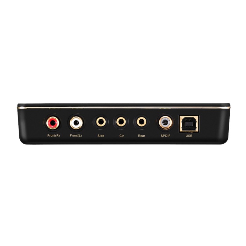 PLACA de SUNET ASUS, extern, 7.1, interfata USB 2.0, conectori 3.5 mm jack x 4, S/PDIF, RCA x 2, 