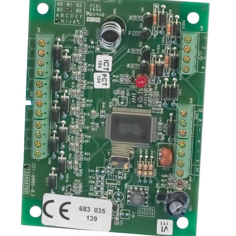 MODUL extindere alarma HONEYWELL, Galaxy Rio PCB, 8 zone, compatibil Galaxy clasic, G3, GD, Flex,  
