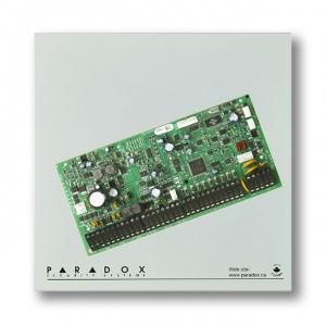CENTRALA alarma PARADOX, 2x8 zone pe placa sau 192 zone adresabile si 8 partitii, 999 utilizatori, cutie inclusa, 